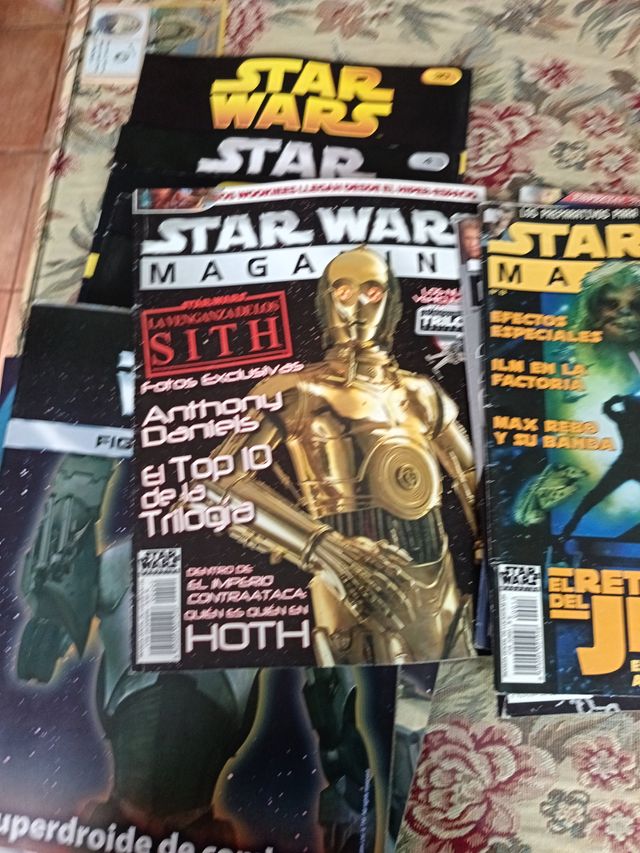Lote de 15 revistas de Star wars