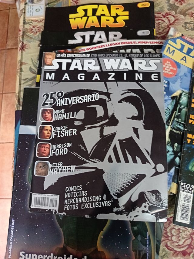 Lote de 15 revistas de Star wars