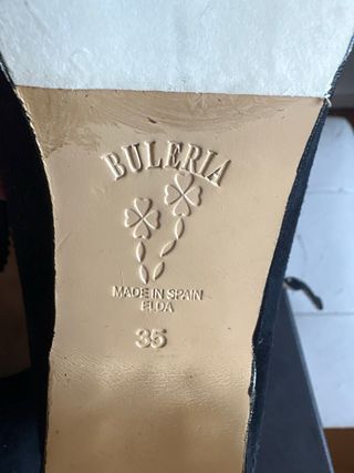Zapatos Baile Español Bulería Sabates Talla 35