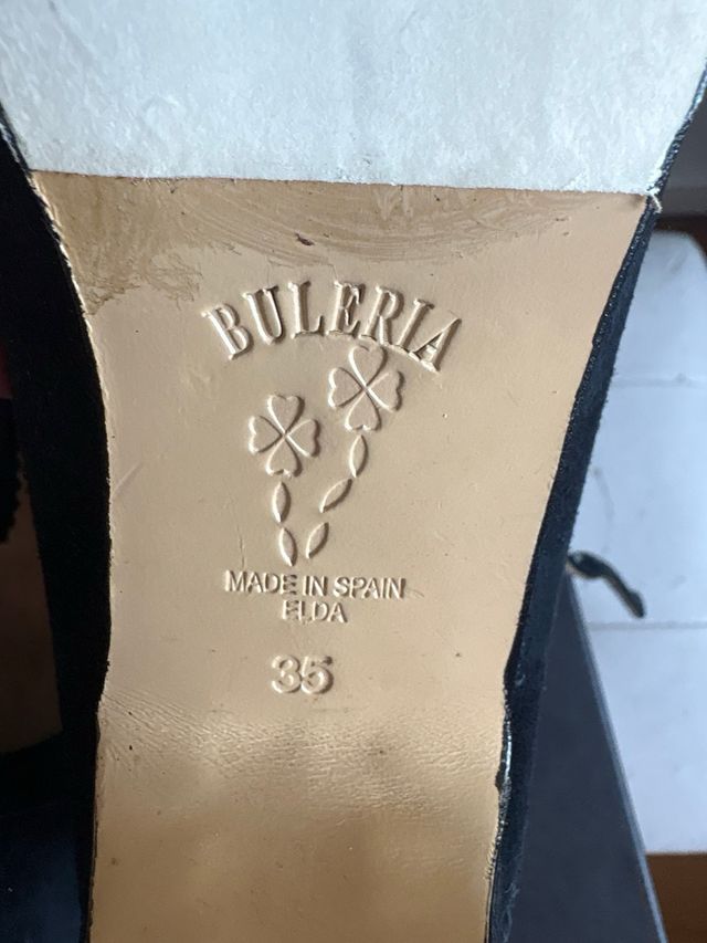 Zapatos Baile Español Bulería Sabates Talla 35