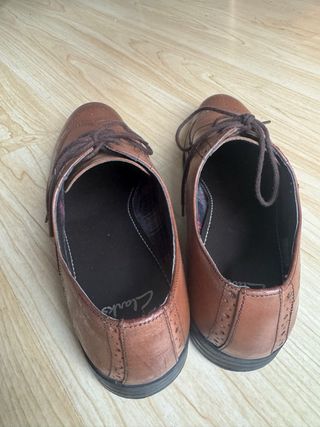Zapatos Clarks Marrones Vestir Hombre