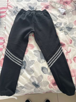 Pantalón chándal Adidas niño negro