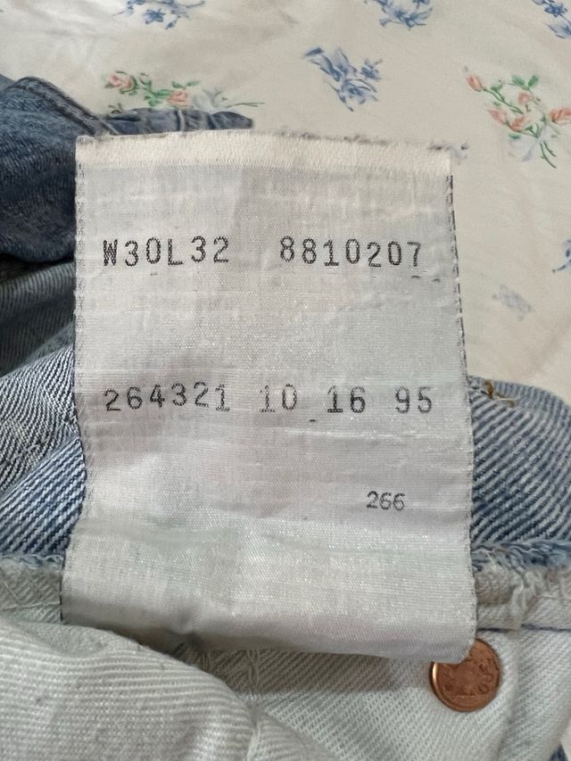 Jeans Levi's 881 Orange Tab Vintage Anni '90