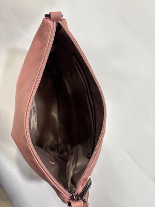 Bolso mujer rosa con neceser