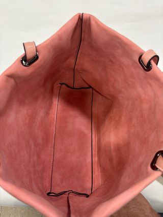 Bolso mujer rosa con neceser