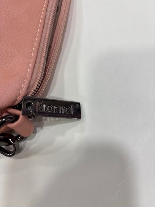 Bolso mujer rosa con neceser