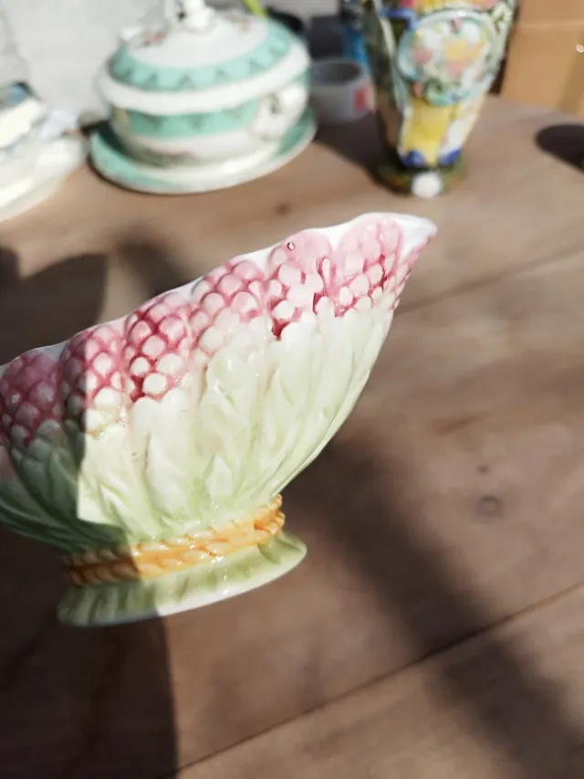 Salsera cerámica francesa espárragos