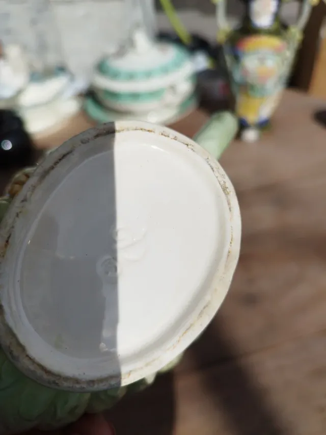 Salsera cerámica francesa espárragos