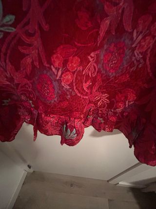 Vestido Zara Rojo y Rosa