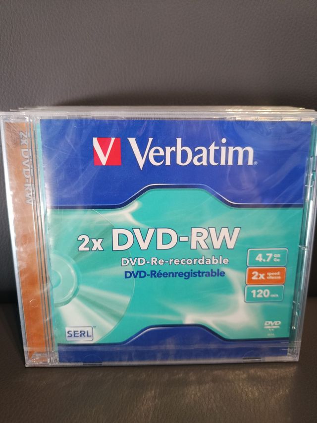 4x DVD-RW Verbatim Precintados