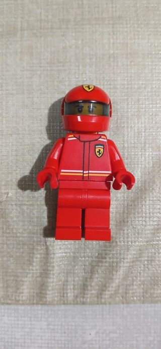 Lego Minifigure Ferrari F1 Piloto Novo