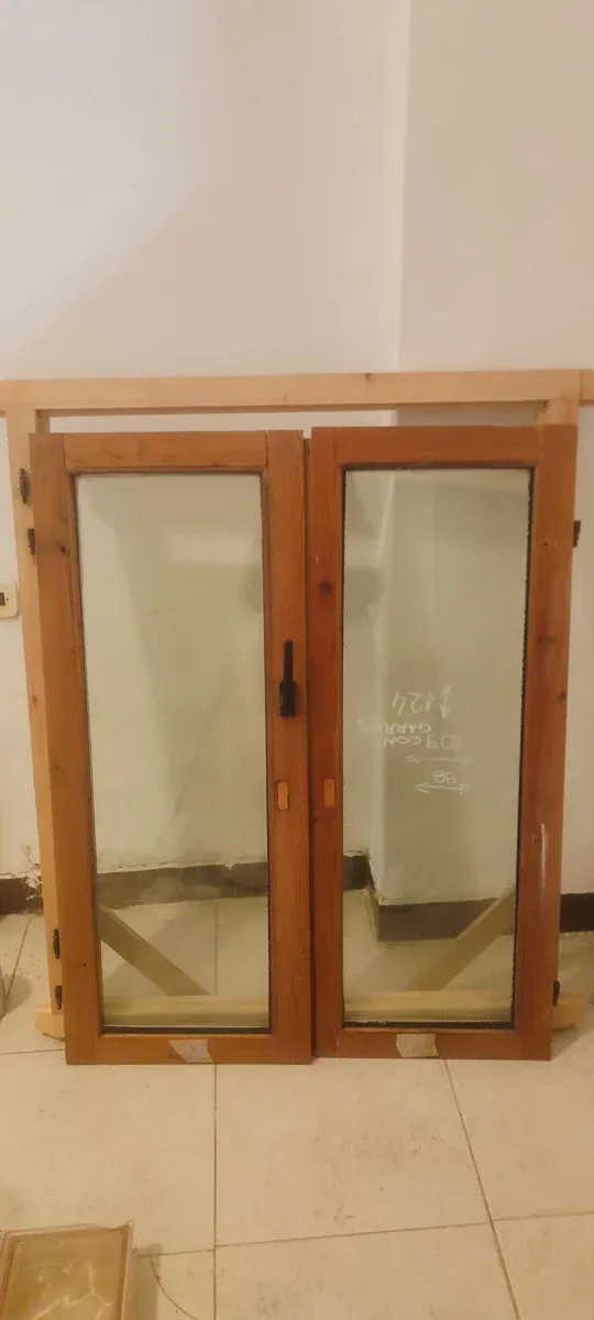 Ventana Climalit Madera Doble Hoja