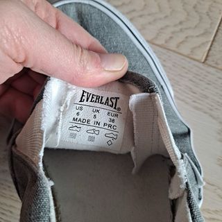 Scarpe slip-on grigie Everlast Tg 38