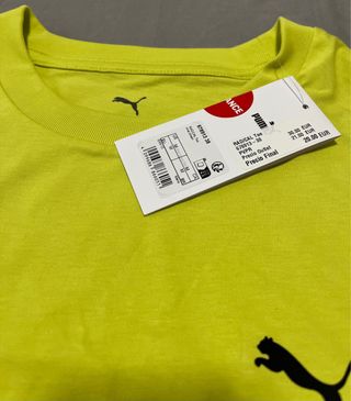 Camiseta Puma Talla M amarilla