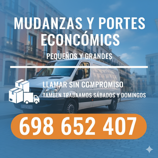 Mudanzas y portes económicos 698652407 30€