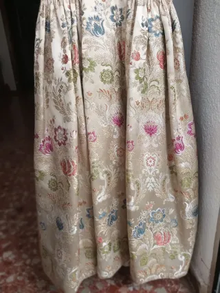 Vestido Fallera Niña Brocado