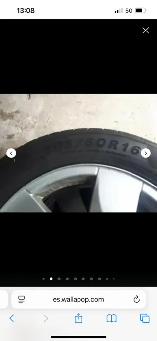 Llantas con neumáticos Renault Scenic año 2013