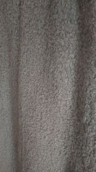 Bufanda chal gruesa gris