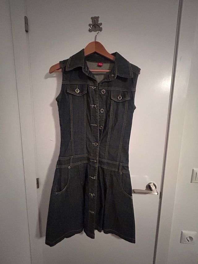 Vestido vaquero sin mangas