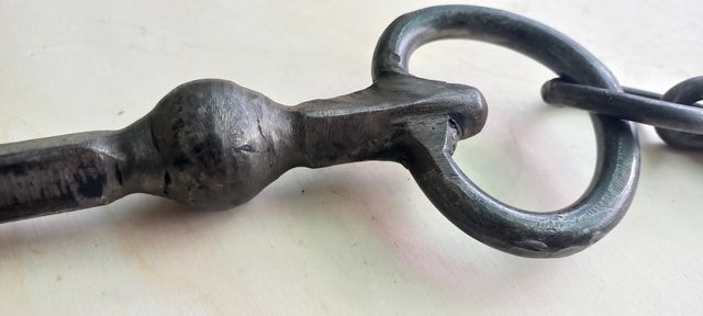 Llave antigua forja medieval templarios