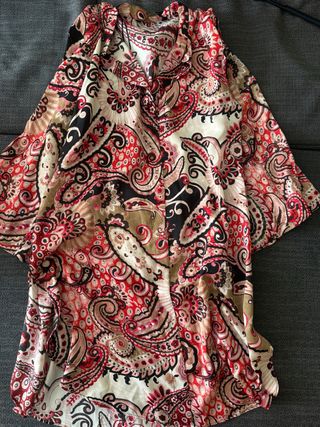 Vestido de playa estampado