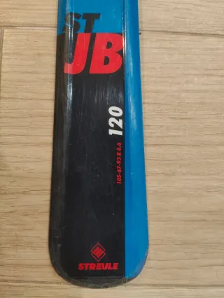 Esquies de travesía niños 120 fijaciones ATK candy