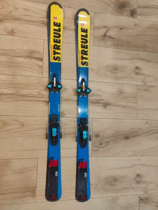 Esquies de travesía niños 120 fijaciones ATK candy