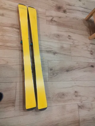 Esquies de travesía niños 120 fijaciones ATK candy