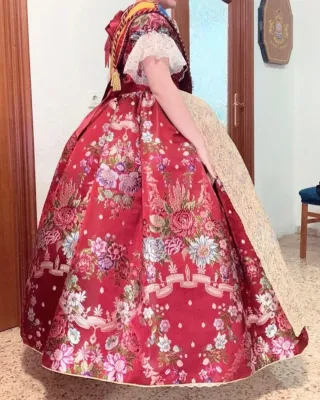 Traje de Fallera mayor Rojo