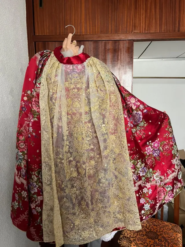 Traje de Fallera mayor Rojo