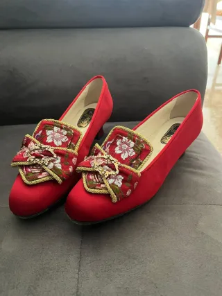 Traje de Fallera mayor Rojo