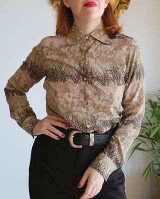 Camisa Vintage Psych 70s