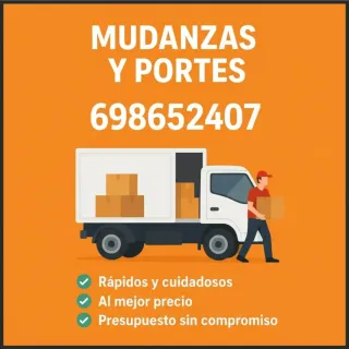 Mudanzas y portes económicos 698652407 30€