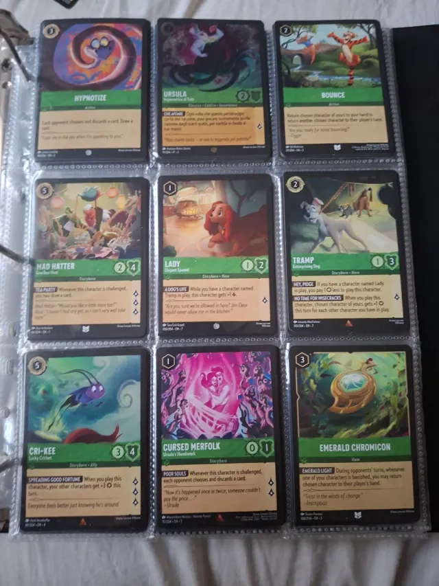 Cartas Coleccionables Disney Lorcana