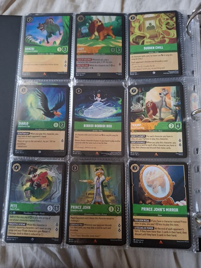 Cartas Coleccionables Disney Lorcana
