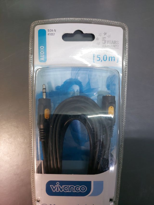 Cavo di prolunga jack audio da 3,5 mm per 5 m
