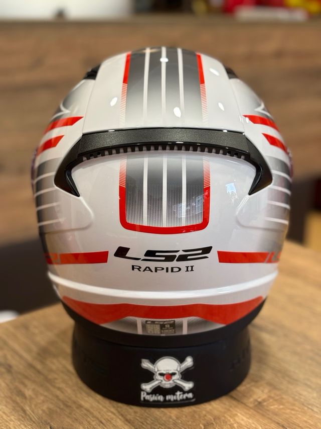 Casco LS2 Rapid II Circuit Blanco/Rojo