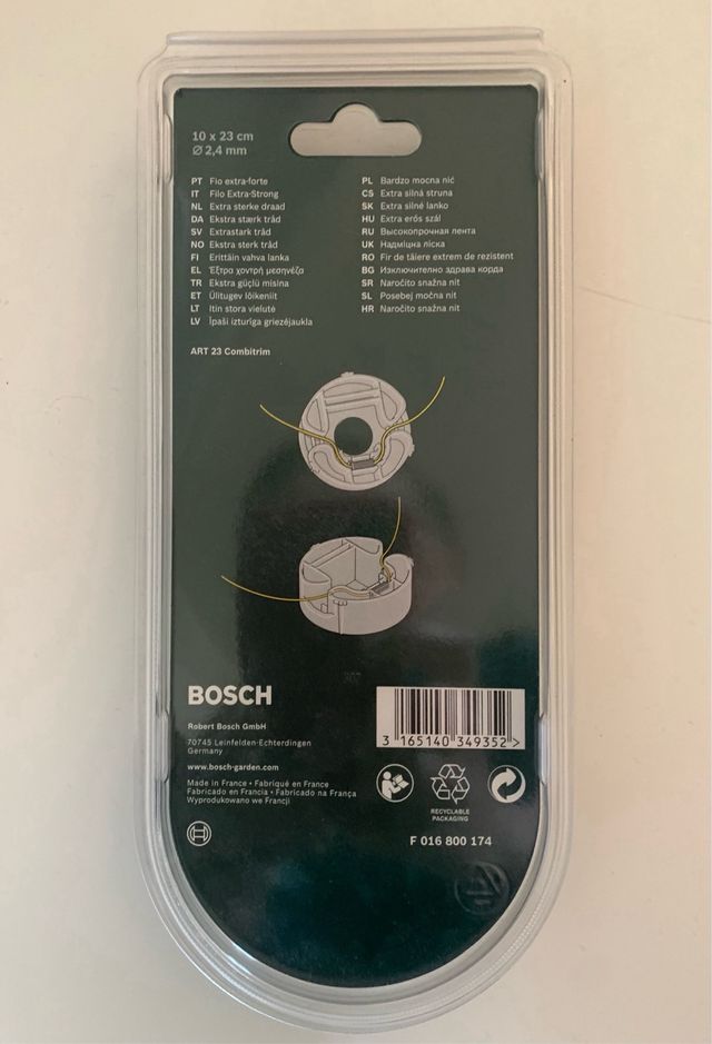 Filo per decespugliatore Bosch ART 23 Combitrim
