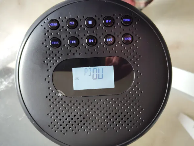 Lettore CD portatile nero