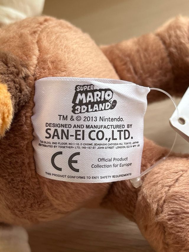 Peluche Tanooki Mario Super Mario 3D Land
