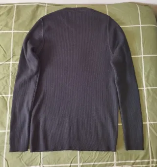 Maglione Gazzarrini Lana Merino Coste V-Neck