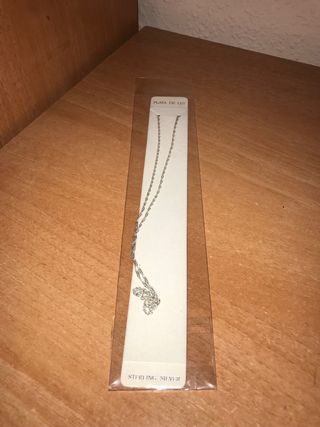 Cadena fina de plata ley nueva