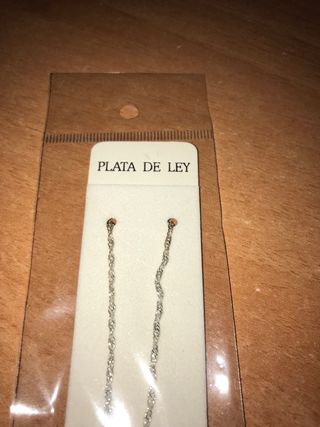 Cadena fina de plata ley nueva