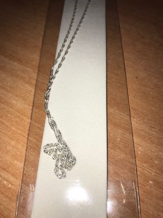 Cadena fina de plata ley nueva