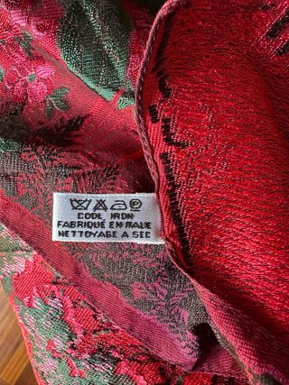Foulard Kenzo floreale rosa e rosso