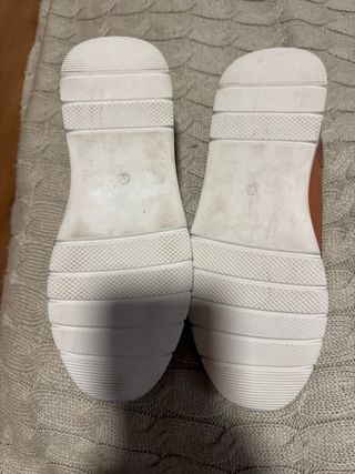 Zapatos Marrones y Beige Talla 40