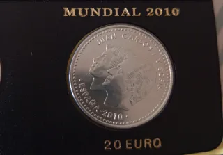 Moneda 20€ 2010 Campeones del Mundo