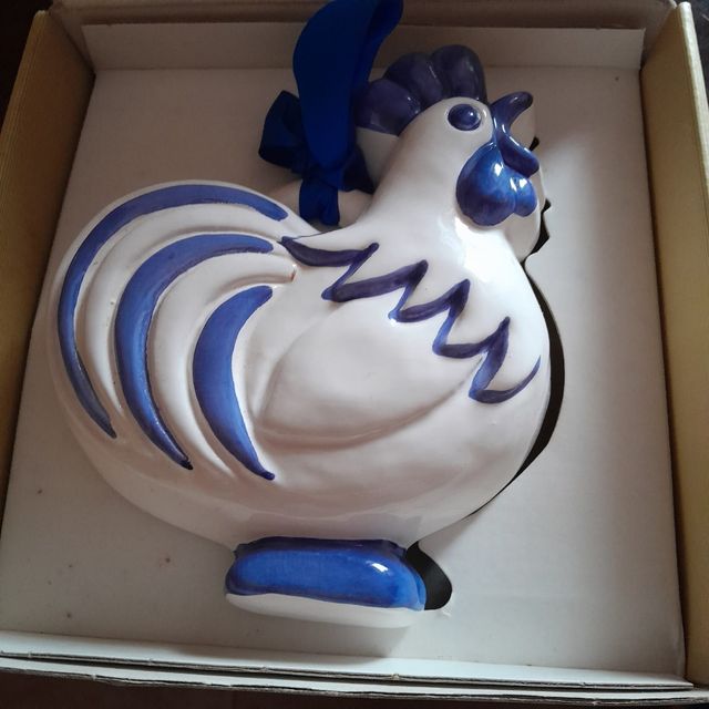 Thun formella decorativa ceramica blu