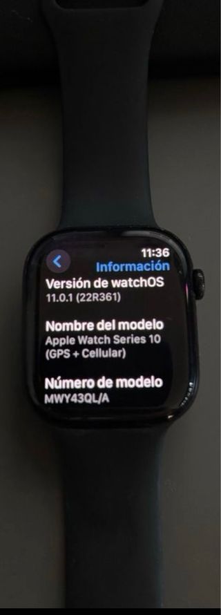 Apple Watch 10 GPS+Cellular 46 mm negro+garantía