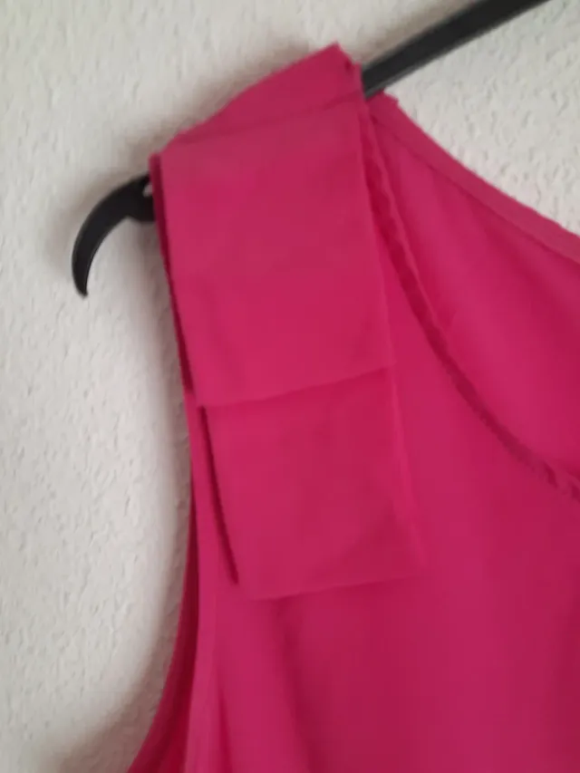 Blusa Zara sin mangas lazo mujer talla M